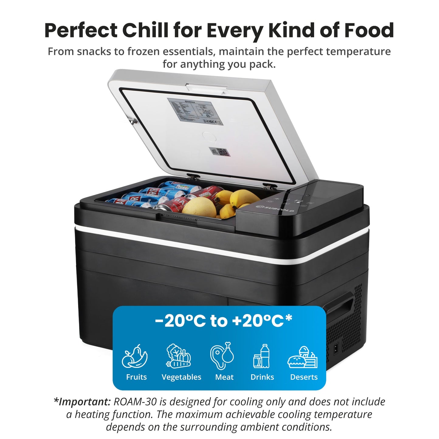 Subcold Roam30 Portable Car Fridge