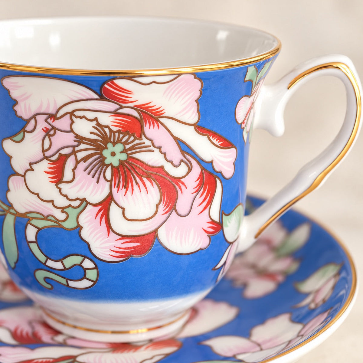 Rosewood Garden Fine Bone China Tea Set