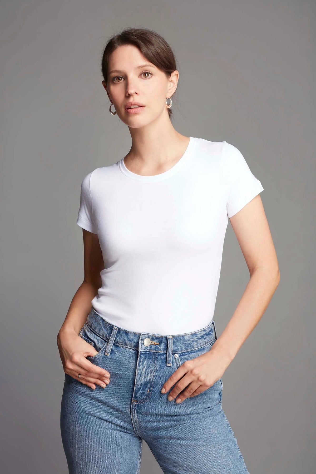 Crew Neck Cotton Modal T-shirt