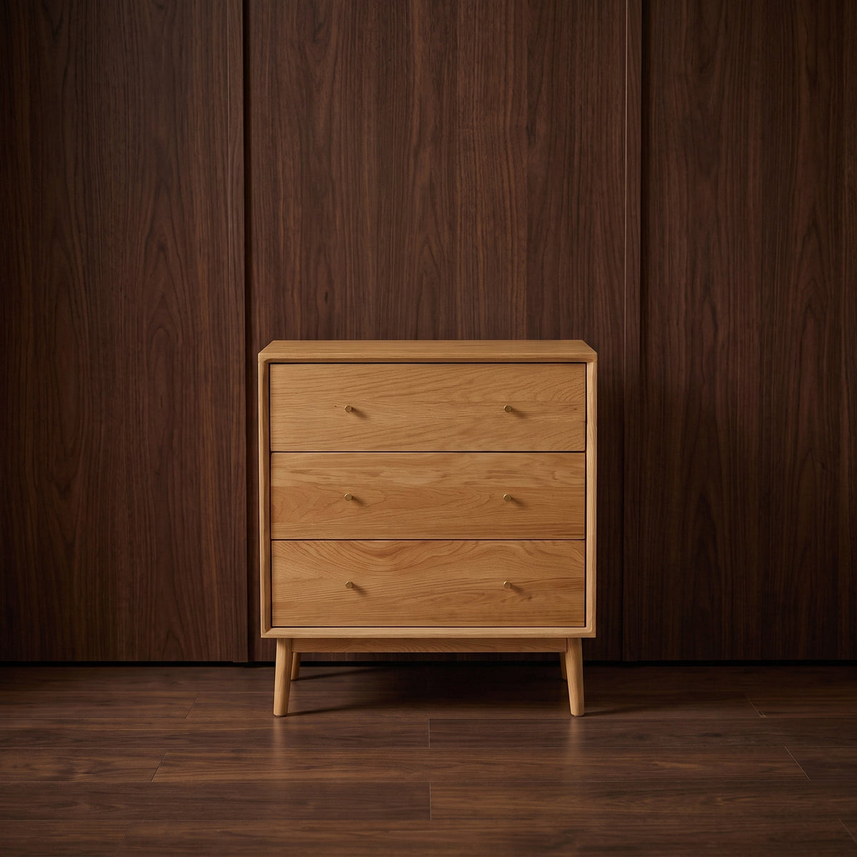 Wright Oak Chest of 3 Drawers