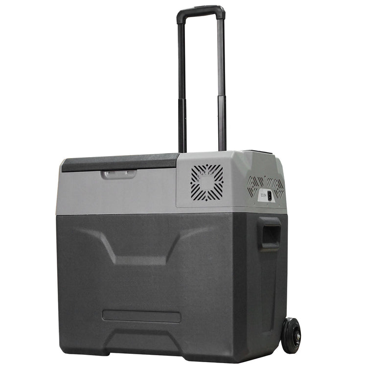HOMCOM Car Refrigerator, Portable 12/24V 50 Litre Compressor Fridge Freezer, Electric Cooler Box for Camping, Travel, Picnic, Down to -20\'e2\'84\'83