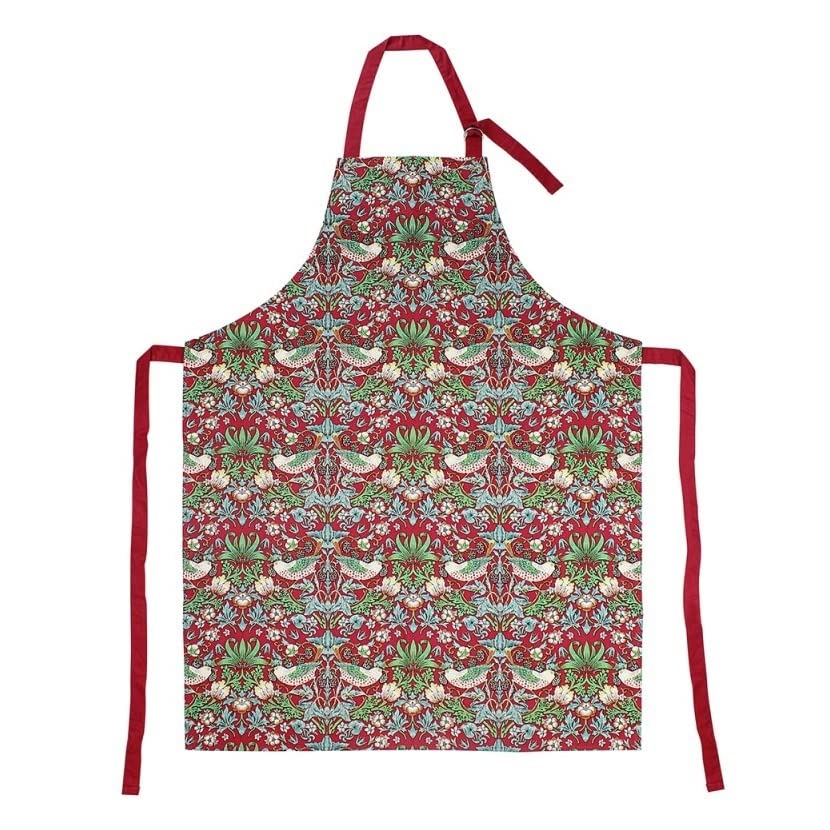 The Leonardo Collection LP94974 William Morris Red Strawberry Thief Apron