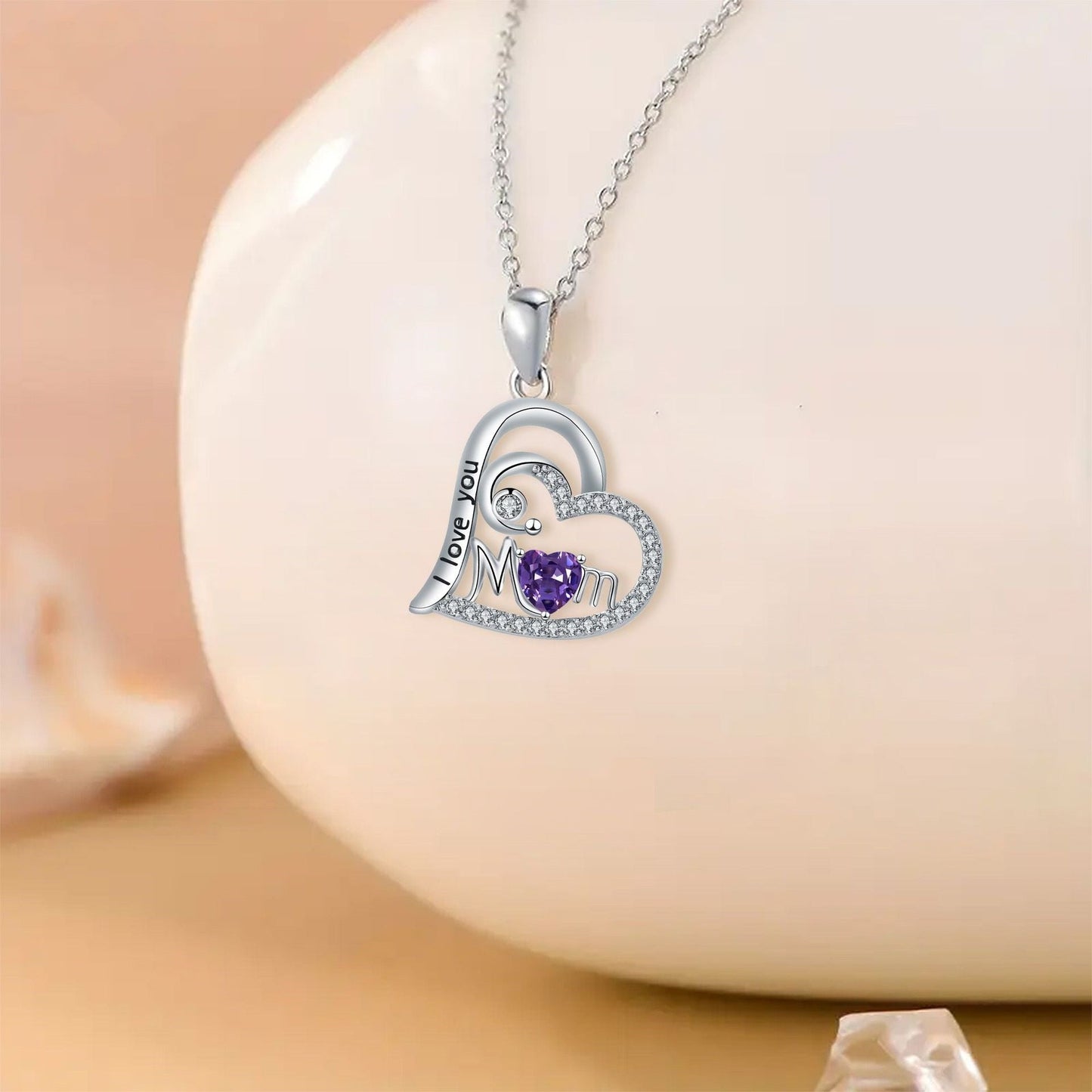 Mother's Day Necklace Mom Pendant Necklace Gift