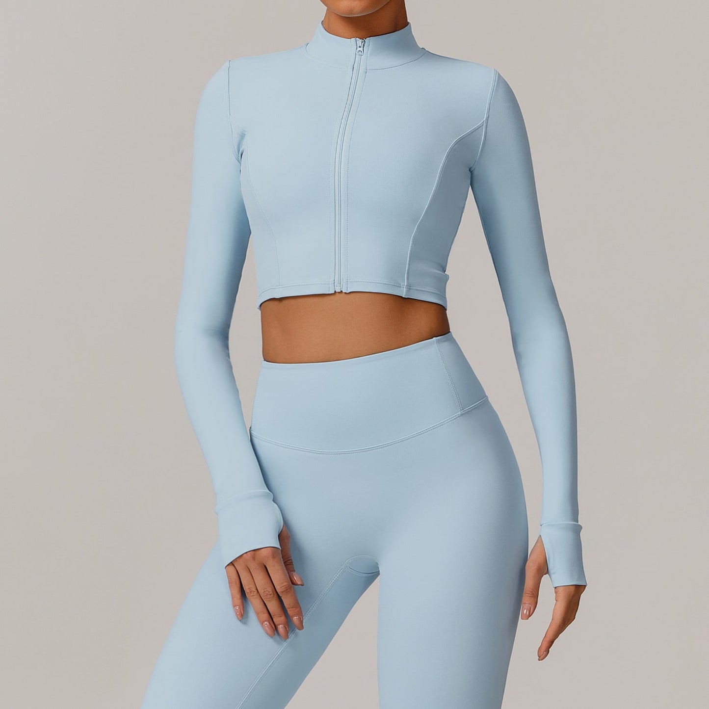 Slim-fit Fitness Long-sleeve Jacket Quick-dry Yoga Wear