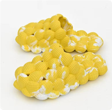 New Summer Fashion Massage Mesh  Bubble  Bathroom Slides Home Indoor Anti-Skid Shoes