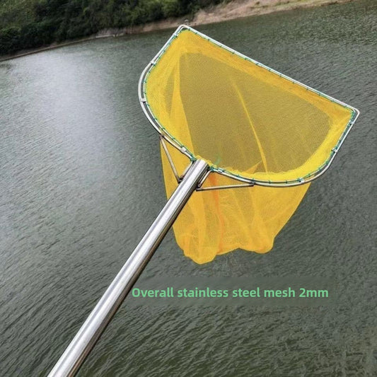 Stainless steel double-frame net fishing gear for fish markets