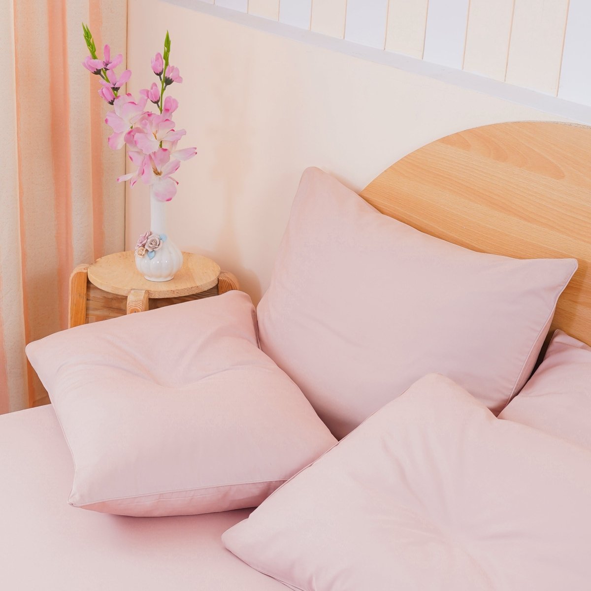 Ackly Bamboo Blush Full Bedding Set