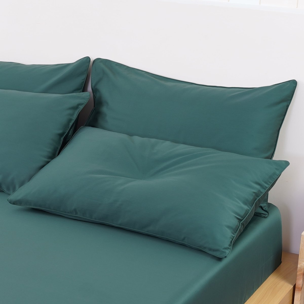 Ackly Bamboo Royal Green Full Bedding Set