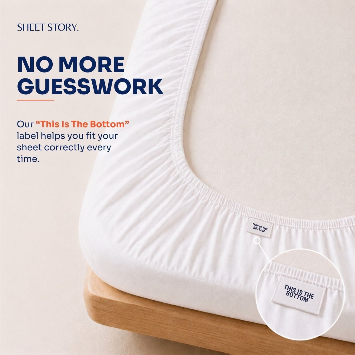 Ackly Bamboo - White Fitted Sheet