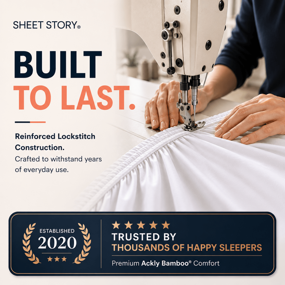 Ackly Bamboo - White Fitted Sheet