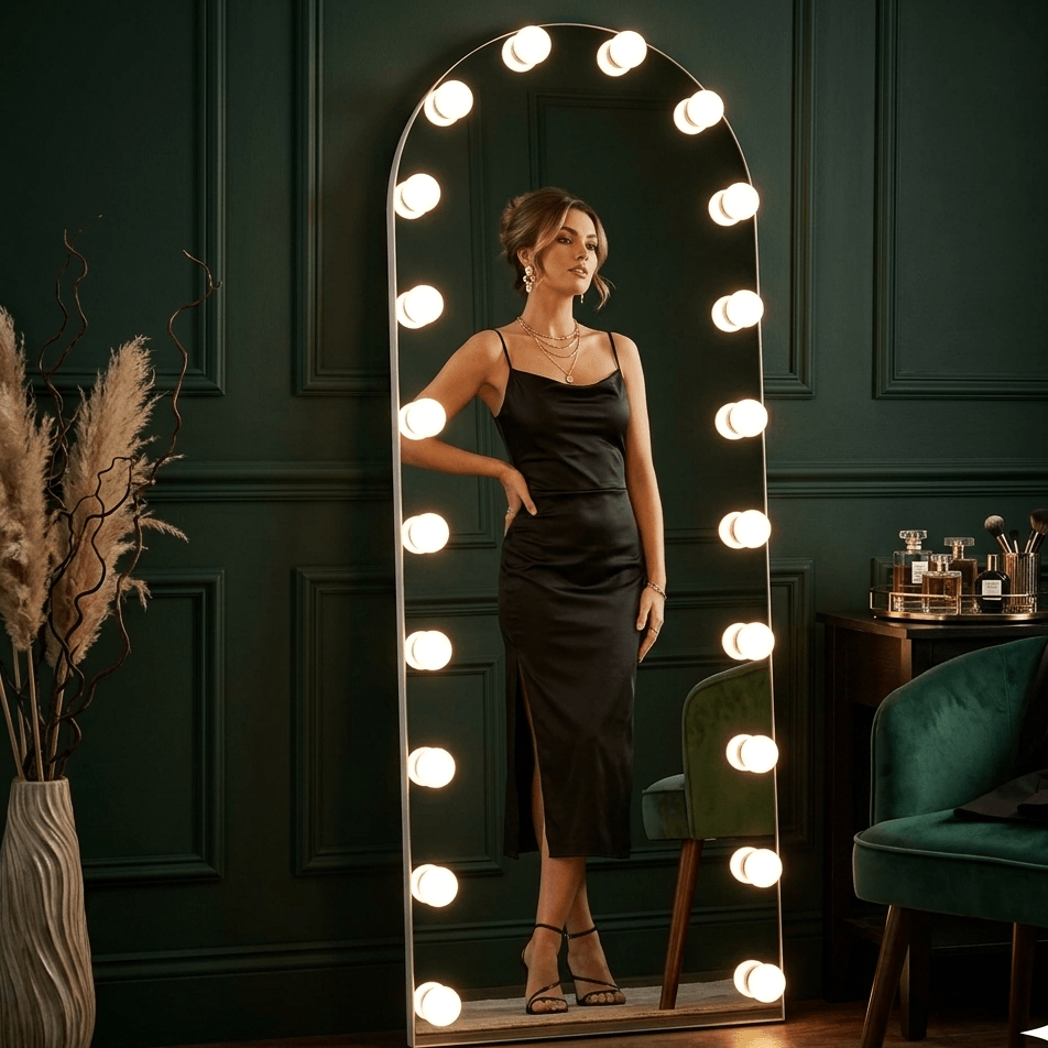 Angelina Full Length Arch Hollywood Mirror 160 x 60cm