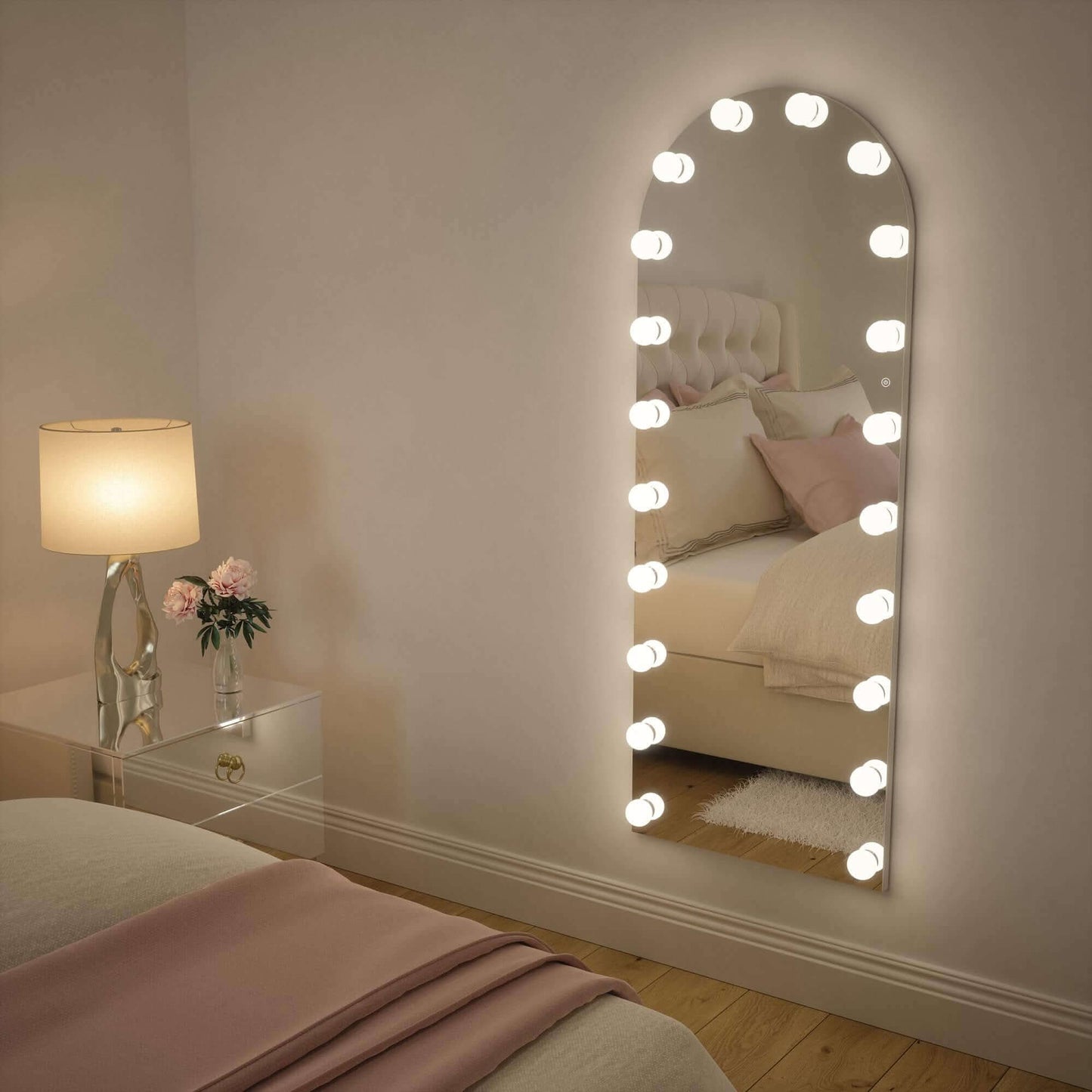 Angelina Full Length Arch Hollywood Mirror 160 x 60cm