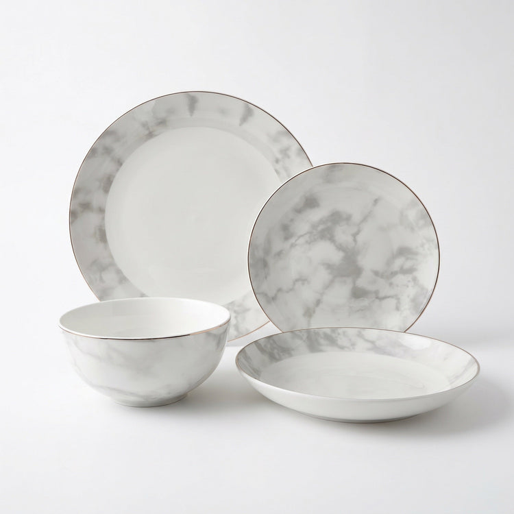 Aurelia 16-Piece Fine Bone China Dinner Set