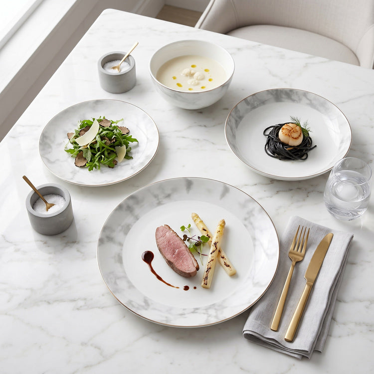 Aurelia 16-Piece Fine Bone China Dinner Set