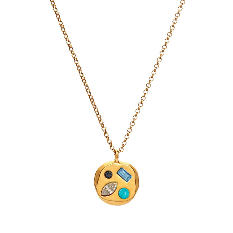 Colorful Zircon Mom Necklace December Birthday Stone Valentine's Day Gift Gifts For Moms Necklace