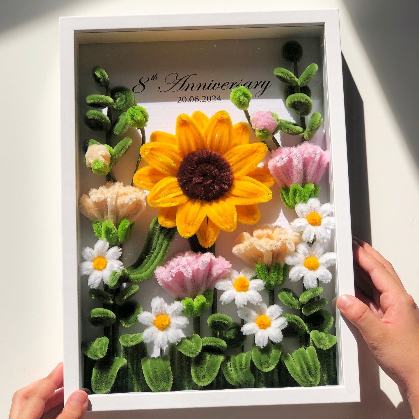Mother's Day Teacher's Day Gift Sunflower Photo Frame Decoration Material Package