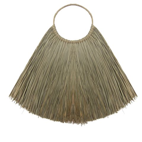 Large Seagrass Fan Wall Decor - Natural- Sale