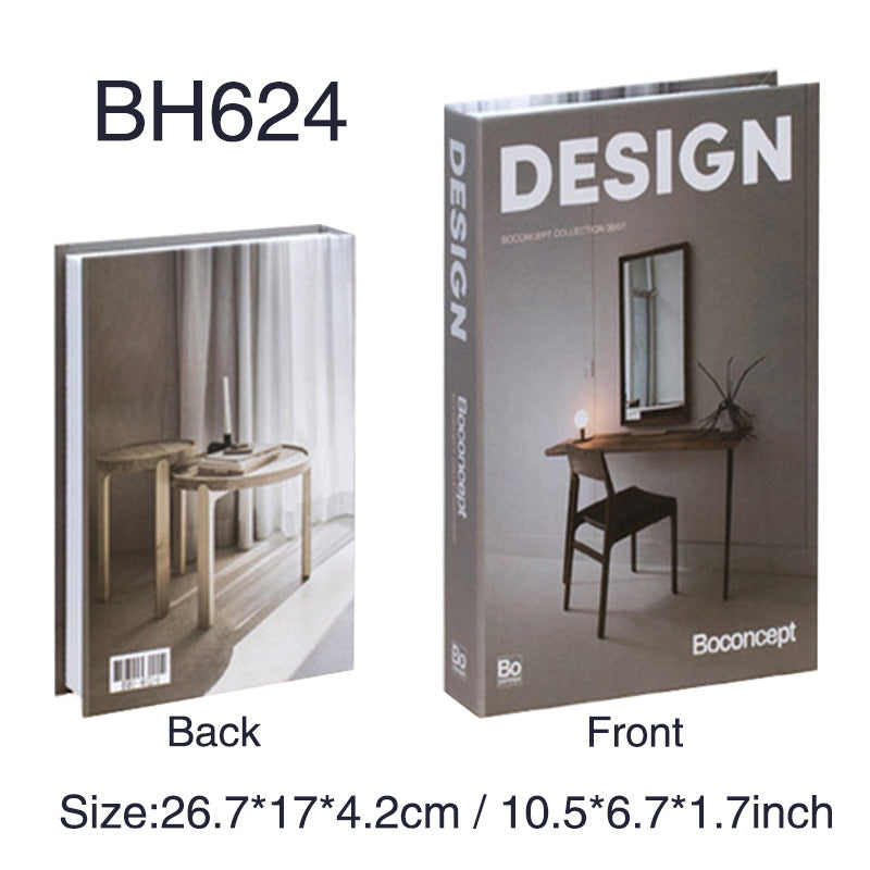 Fashion Simple Style Prop Books Fake Book Magazine Ornaments