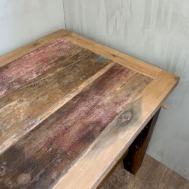 Recycled Teak Wood Dinning Table 180×80x80cm