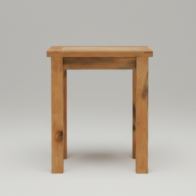 Recycled Teak Wood Tall Kitchen or Hallway Table 61×42×81cm