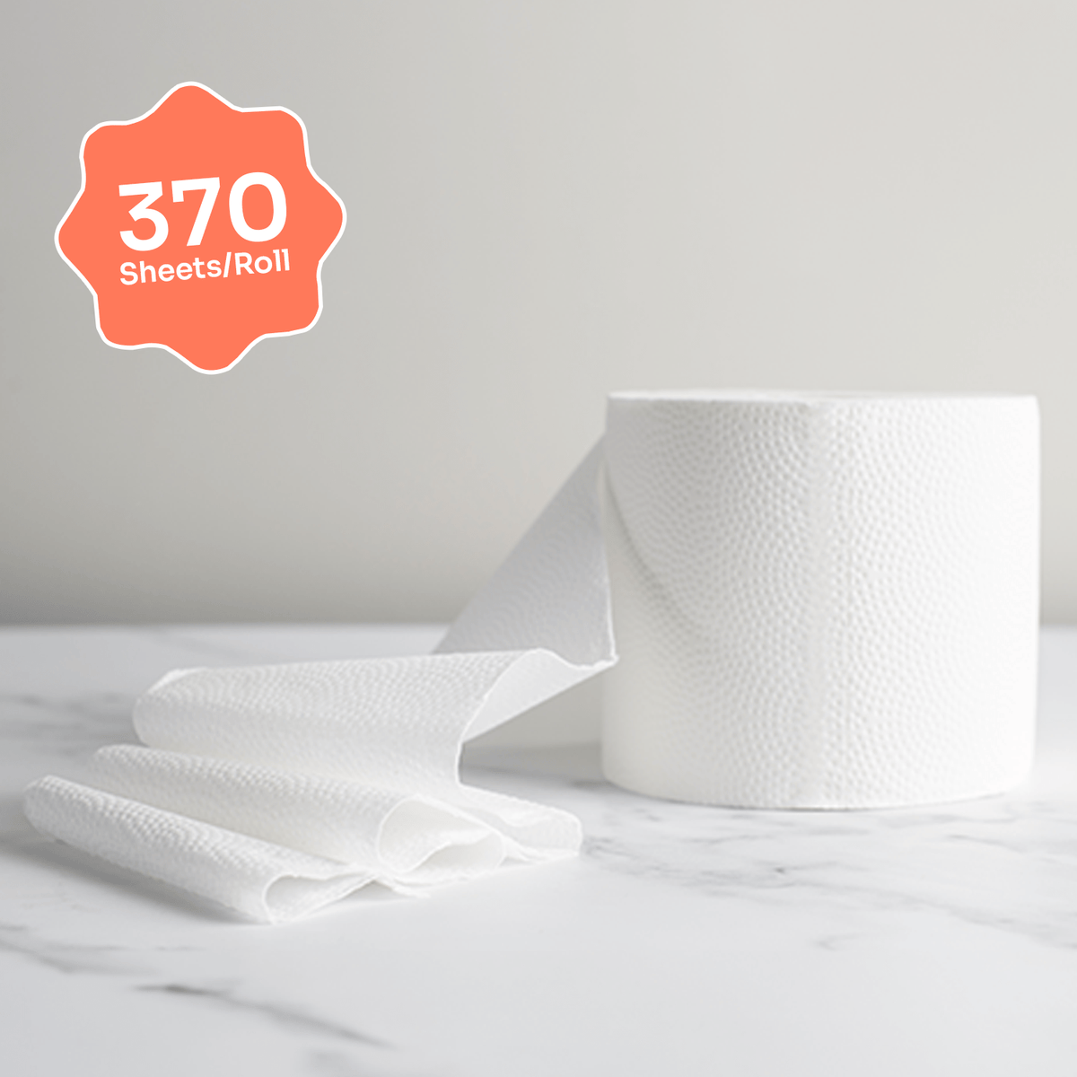 Unwrapped Bazoo Bamboo Toilet Paper | 24 or 48 Double-Length Rolls | 3-Ply Unwrapped Bamboo