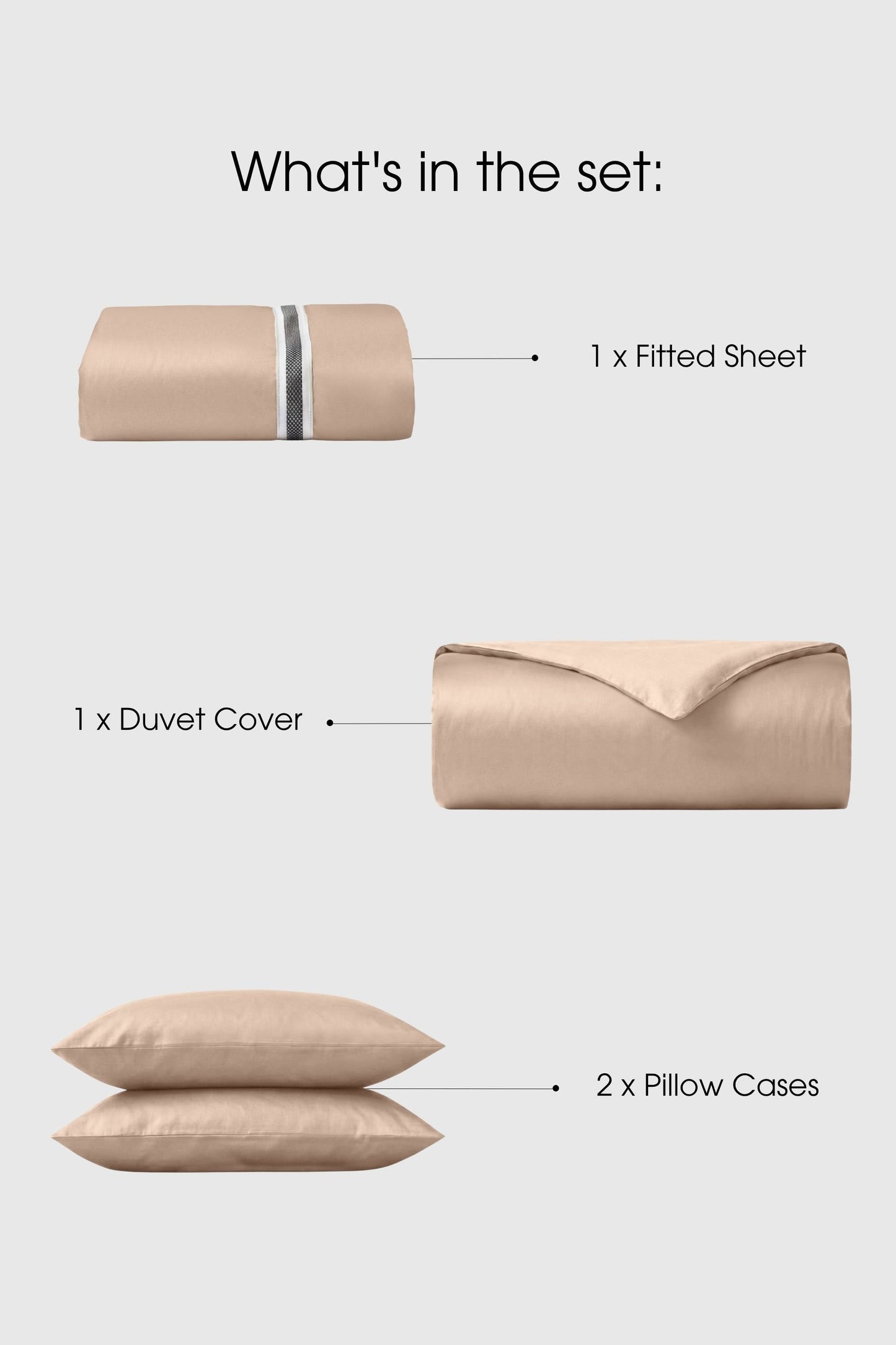Sateen Essentials Bedding Set