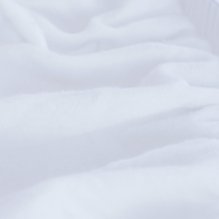 Bella Flanellette (Brushed Cotton) - White Fitted Sheet