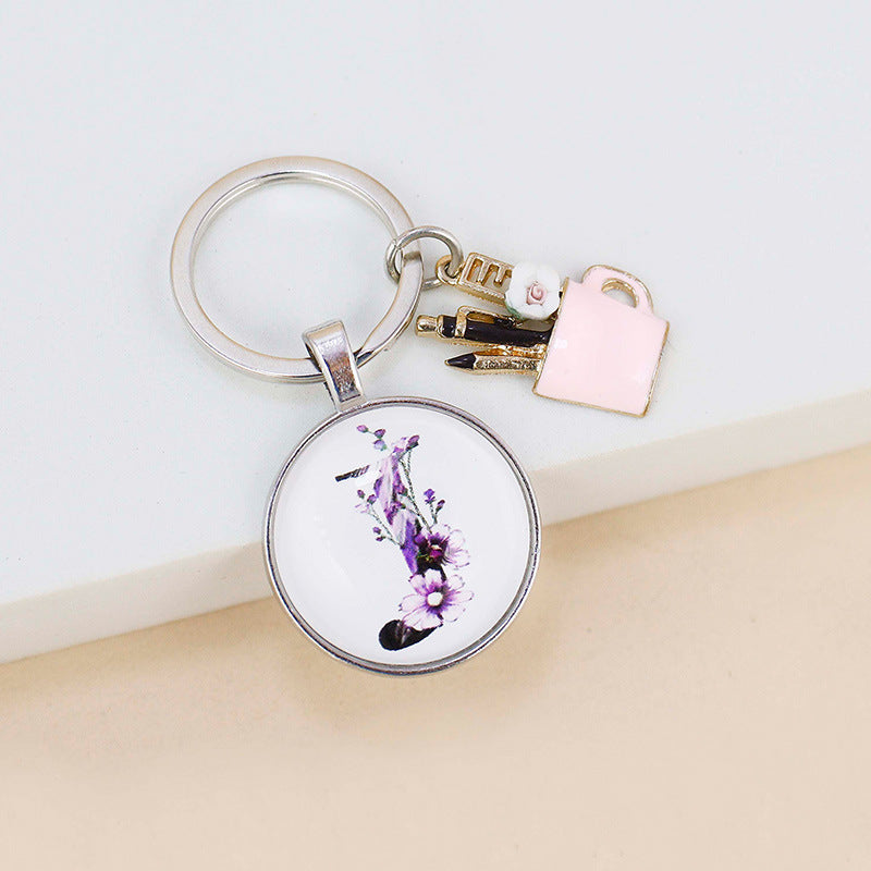 Enamel Pen Holder Teacher's Day Gift Keychain
