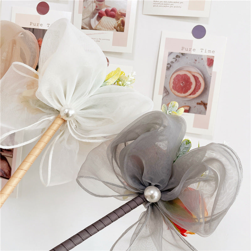 Teacher's Day Gift Simulation Flower Rose Bow Ballpoint Pen
