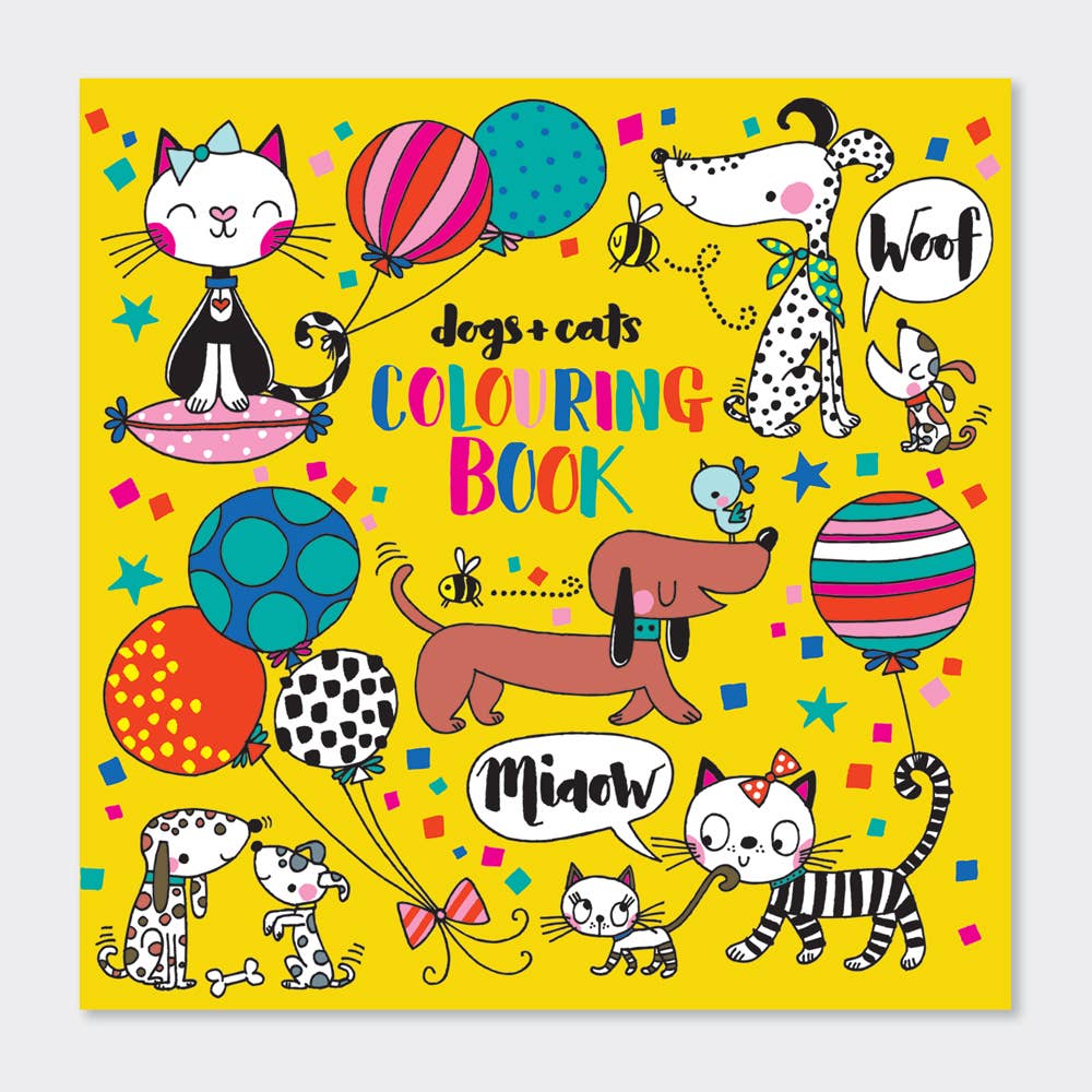 Children’s Dogs & Cats Colouring Book for Animal Lovers