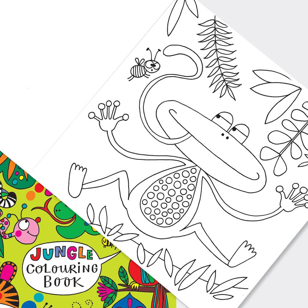 Children’s Jungle Colouring Book for Creative Play