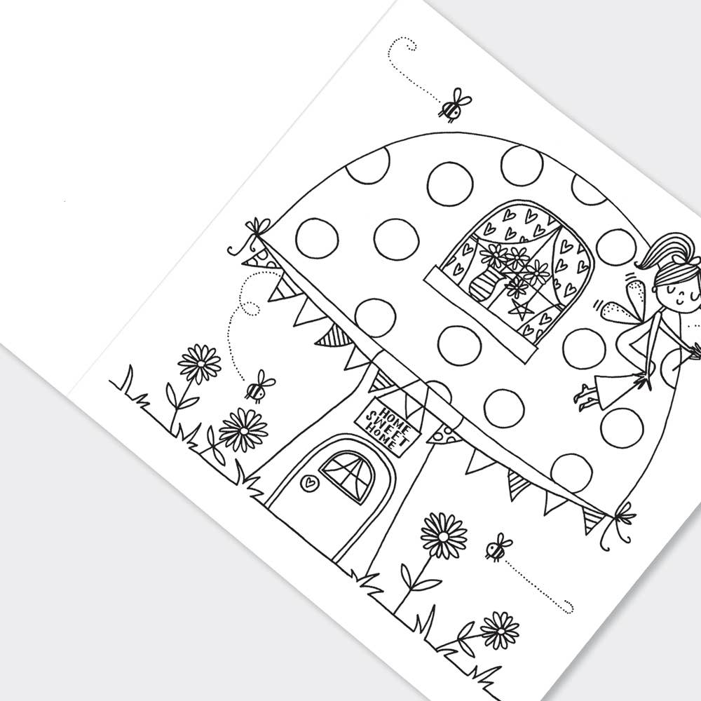 Children’s Magical Fairies Colouring Book for Creative Fun