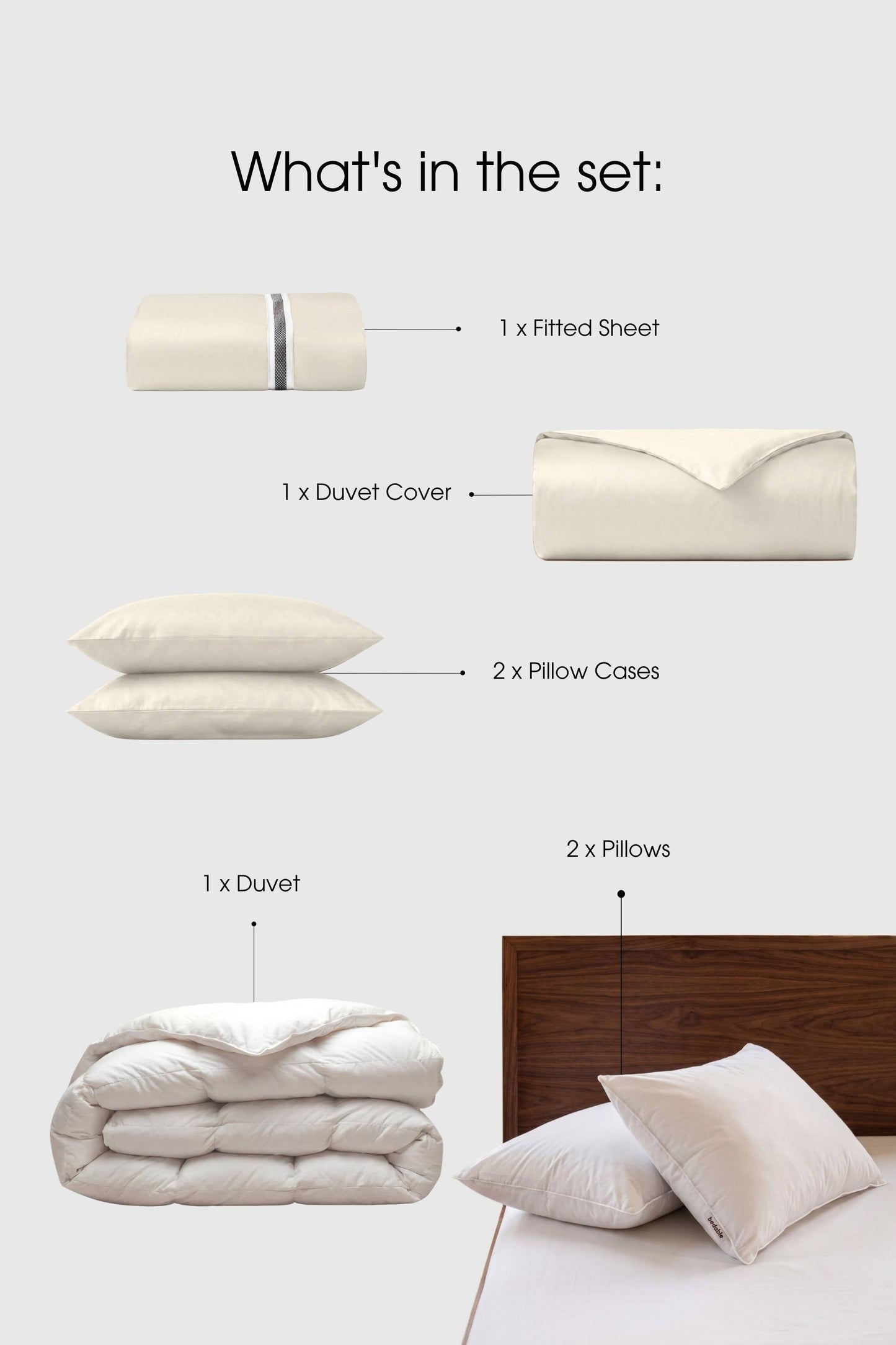 Sateen Move-In Bedding Set