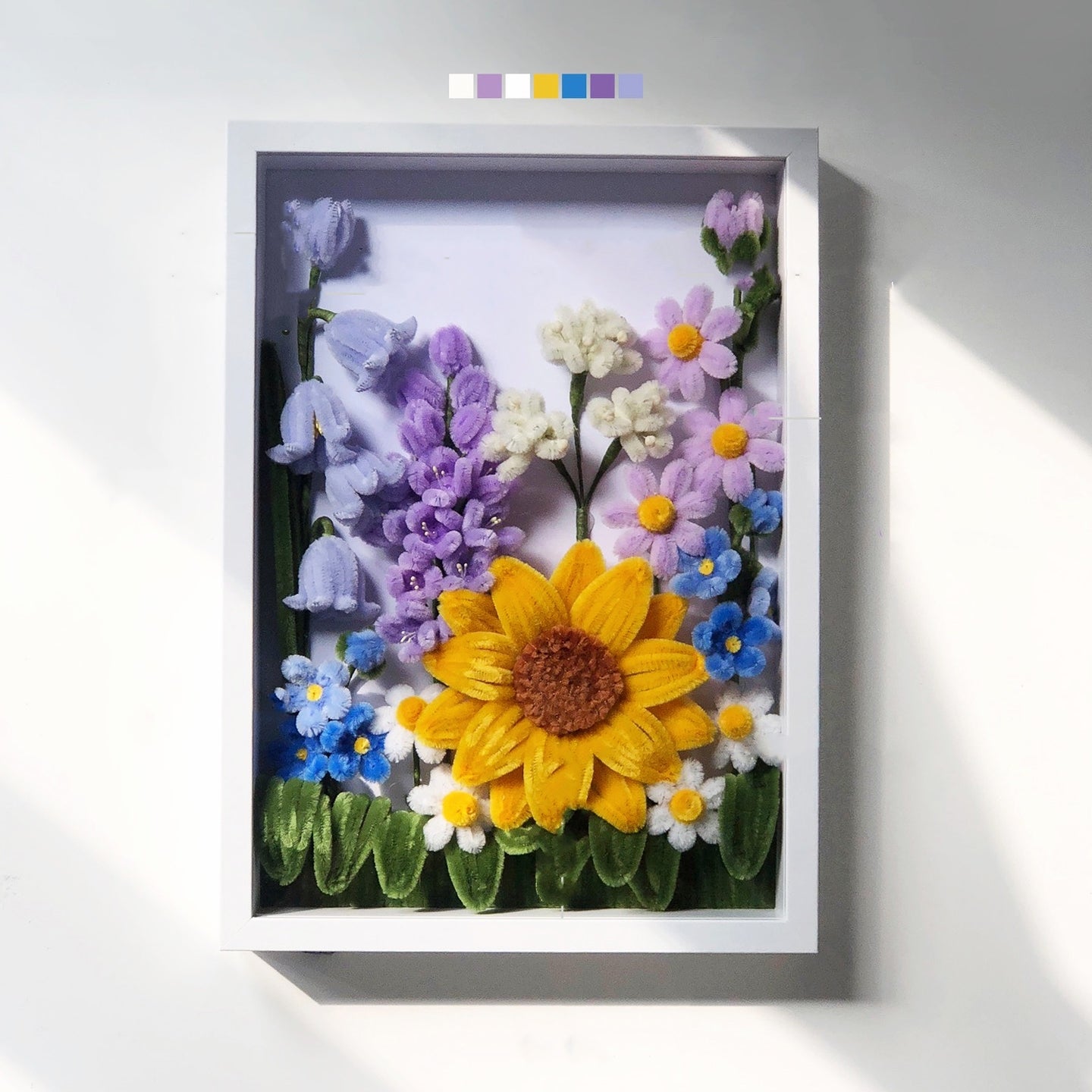 Mother's Day Teacher's Day Gift Sunflower Photo Frame Decoration Material Package