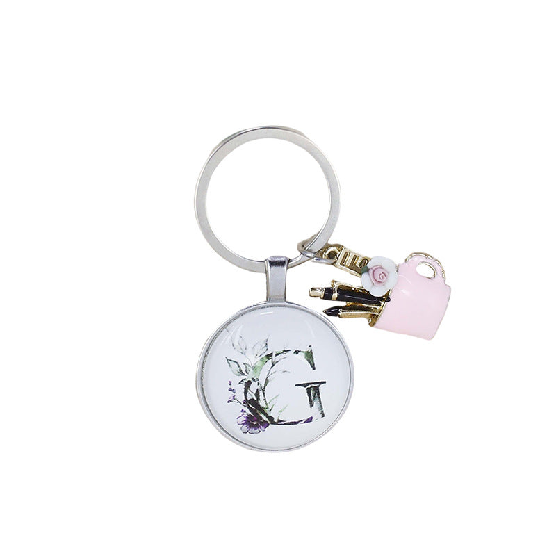 Enamel Pen Holder Teacher's Day Gift Keychain