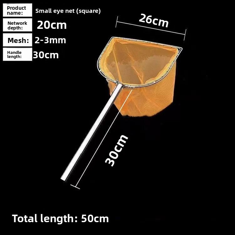 Stainless steel double-frame net fishing gear for fish markets