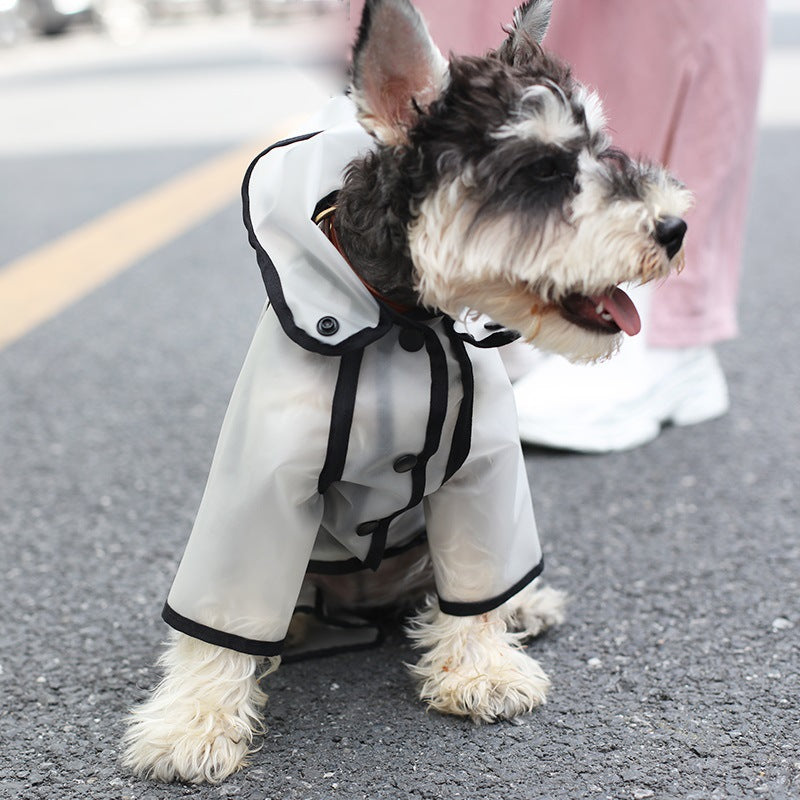Raincoat Four-legged Waterproof Small And Medium-sized Dog Pet