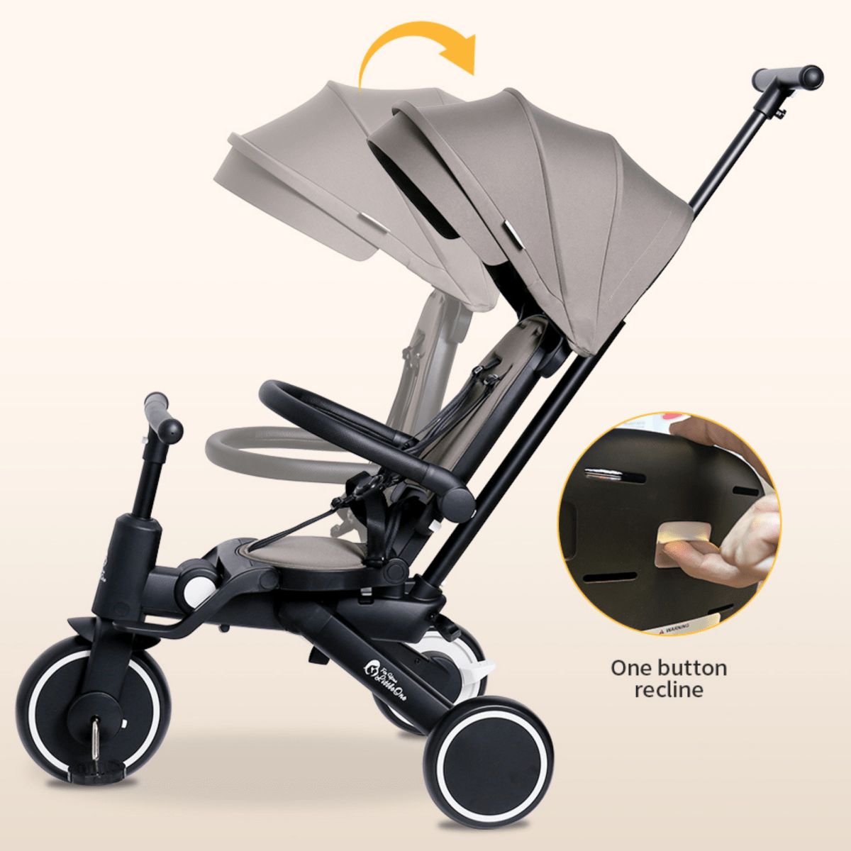 Foryourlittleone Xplor 6 in 1 Foldable Trike - Green (10m-4y)