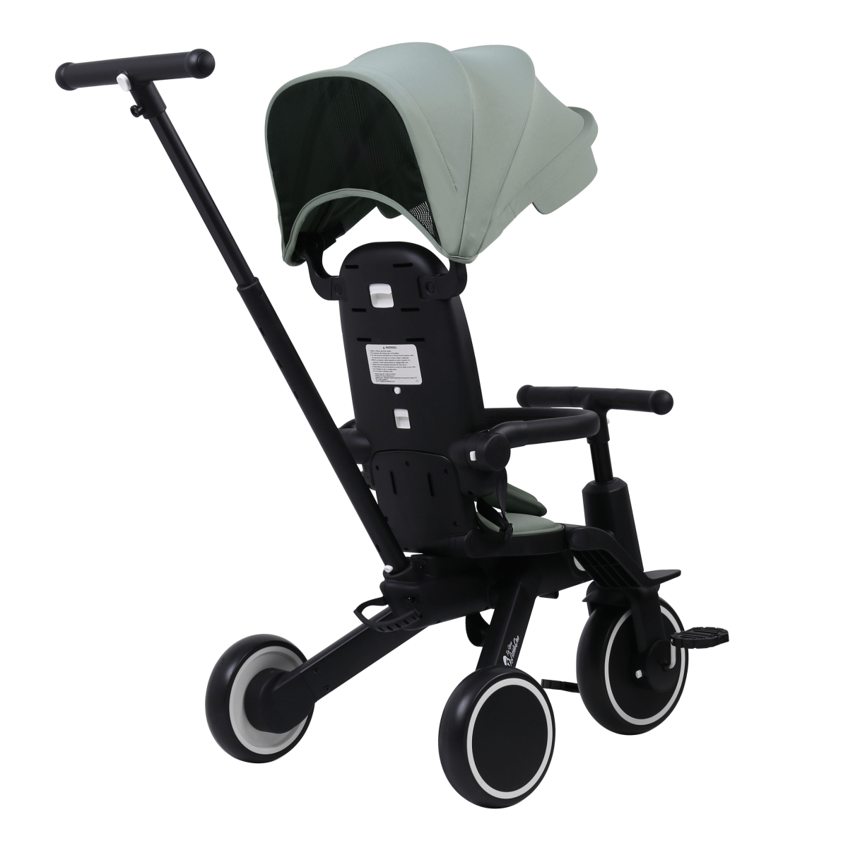 Foryourlittleone Xplor 6 in 1 Foldable Trike - Green (10m-4y)