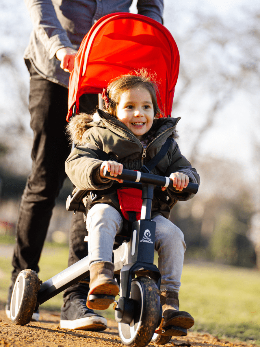 Foryourlittleone Xplor Ultimate 6 in 1 Foldable Trike - Grey Olive (10m-4y)