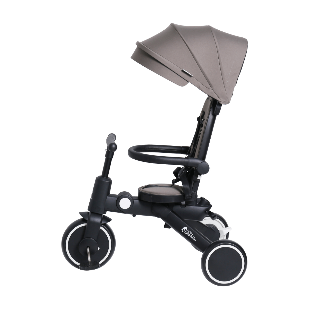 Foryourlittleone Xplor Ultimate 6 in 1 Foldable Trike - Grey Olive (10m-4y)
