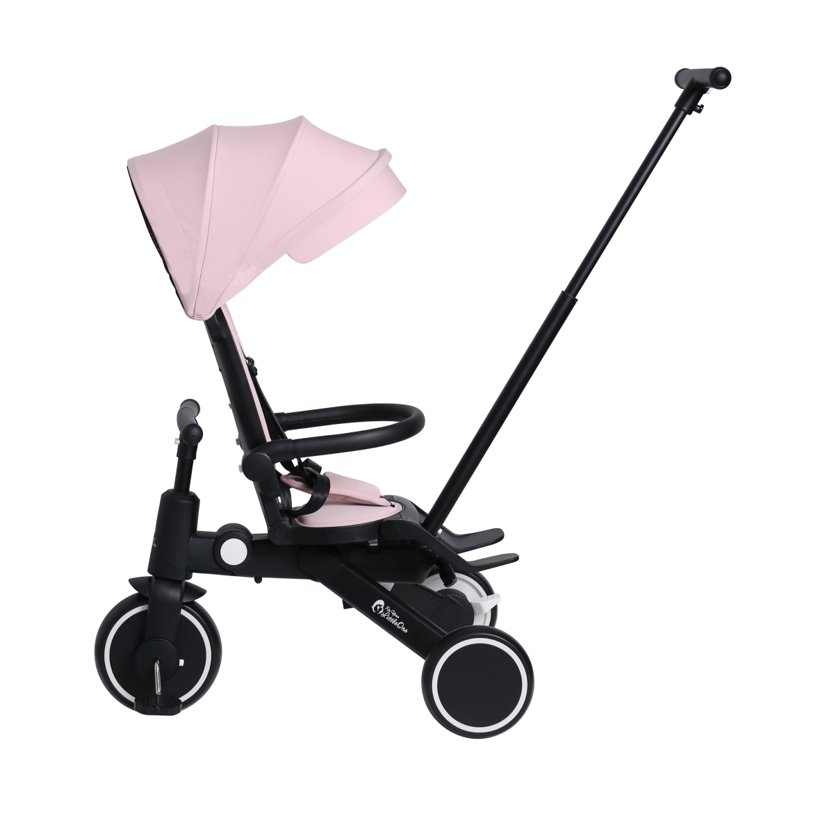 Foryourlittleone Xplor Ultimate 6 in 1 Foldable Trike - Pastel Pink (10m-4y)
