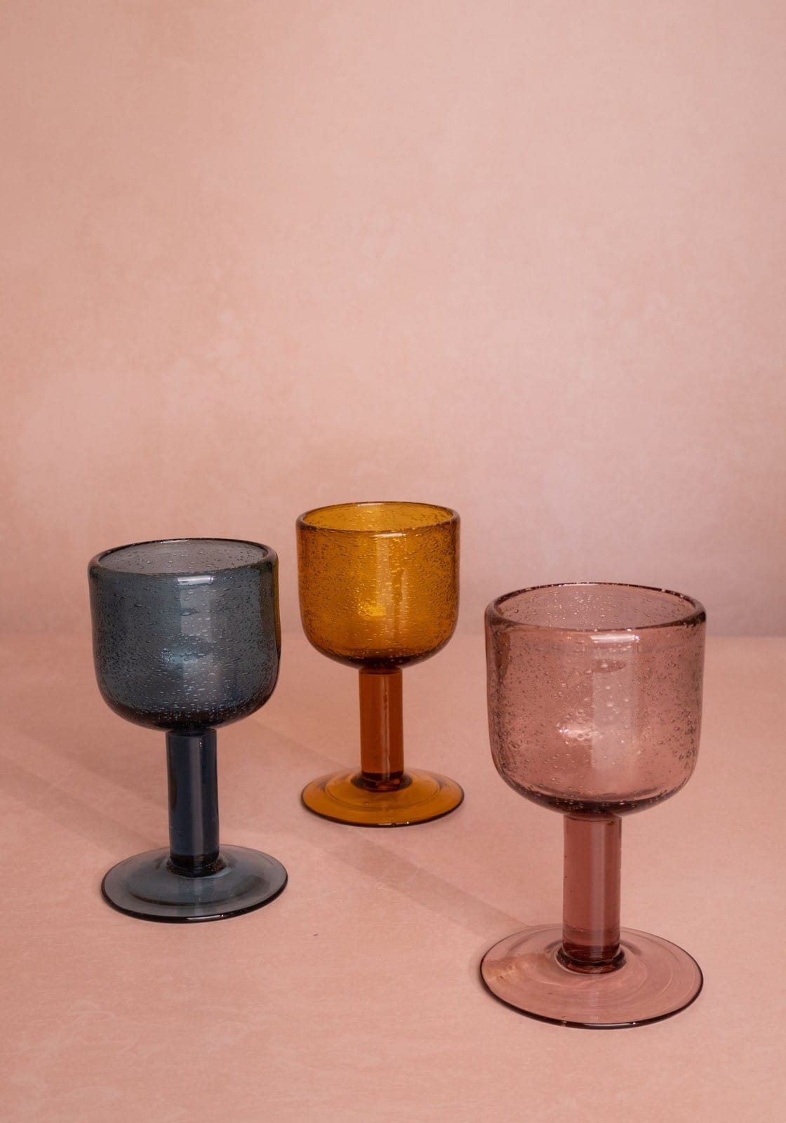 Eleanor Wine Glass, Blue - Set of 8