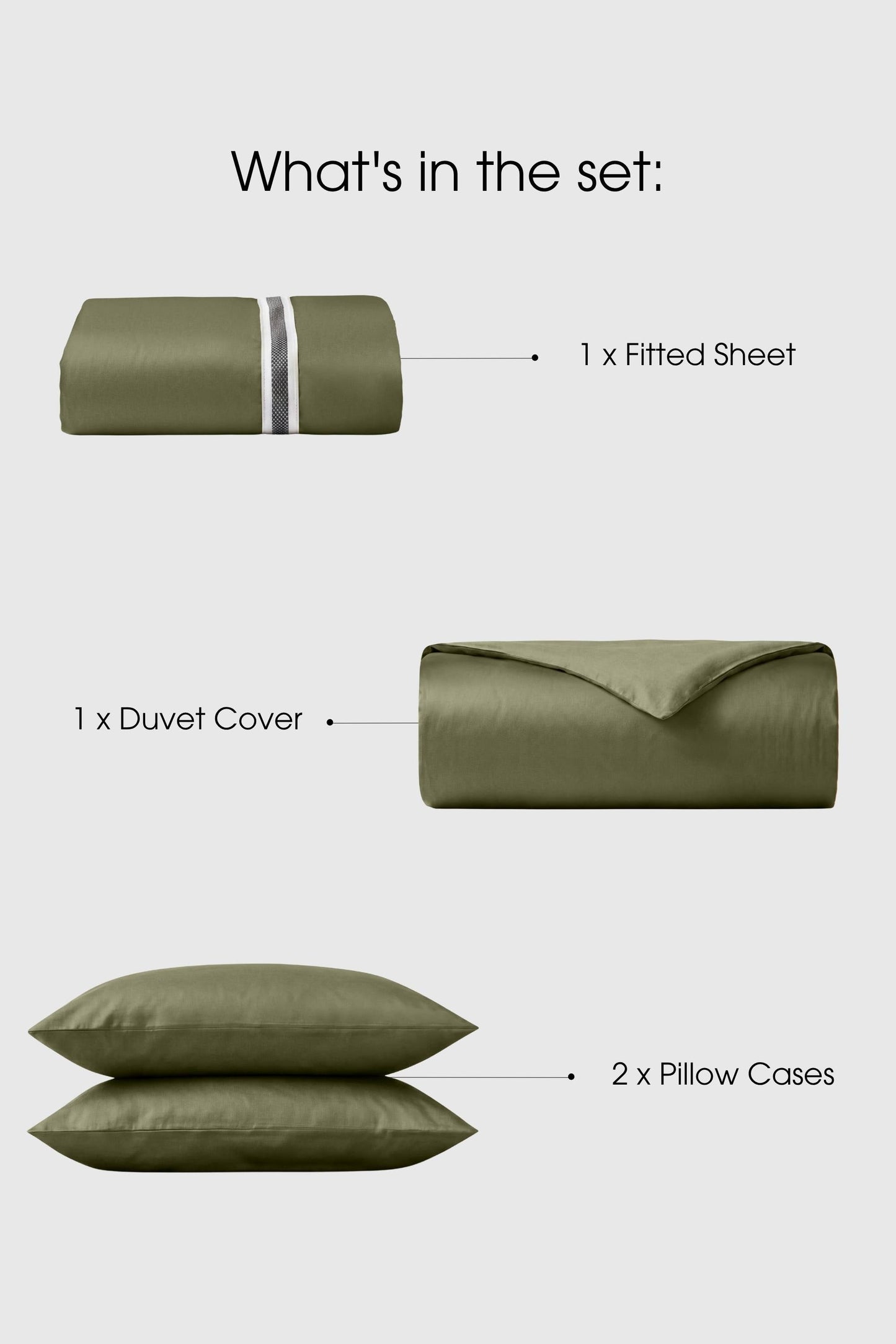 Sateen Essentials Bedding Set