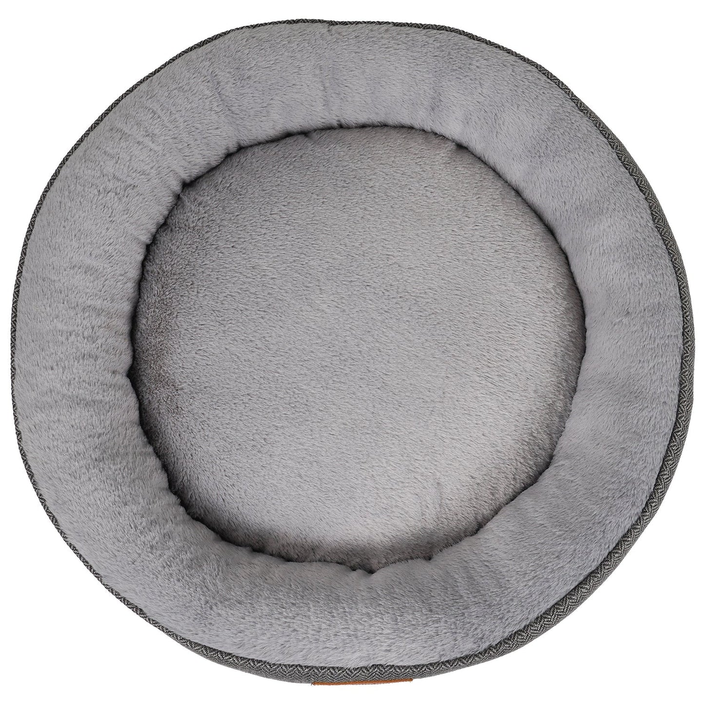 THE BALMORAL | LUXURY HERRINGBONE CALMING DONUT DOG BED