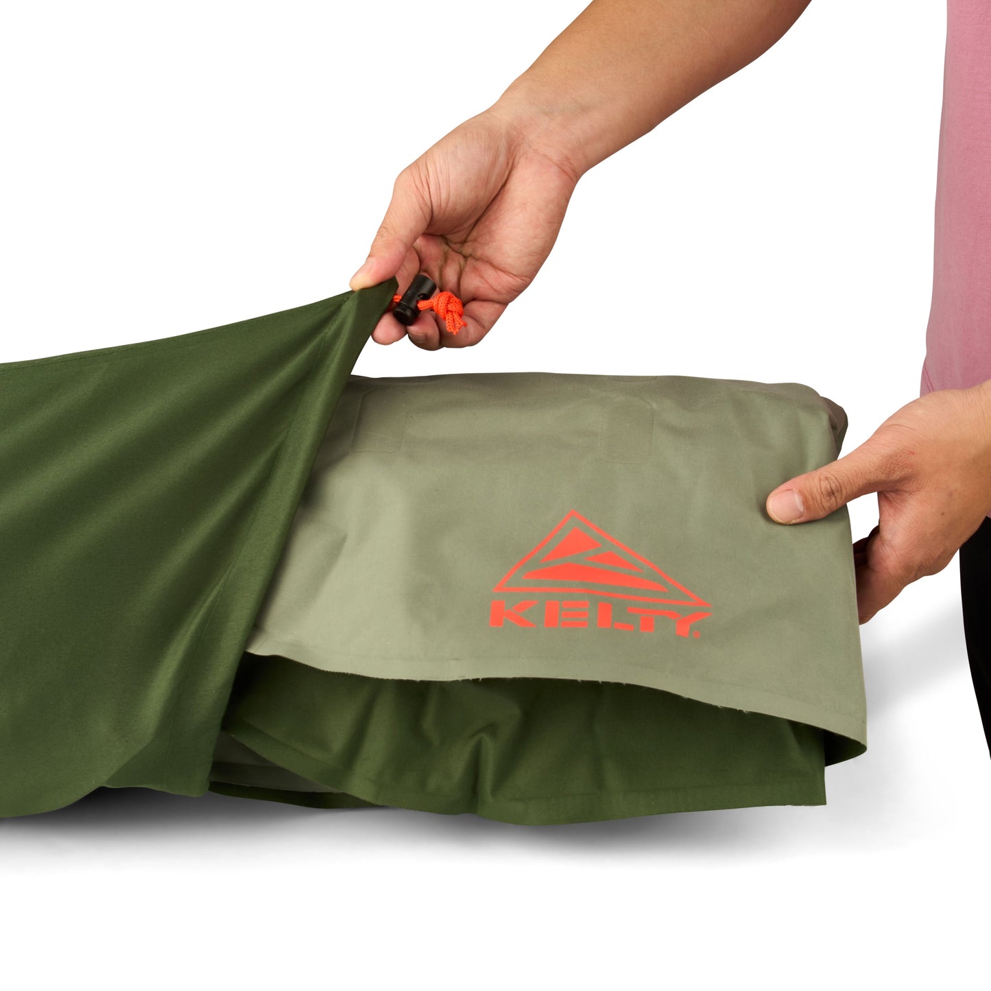 Kelty Kush Air Bed With Rechargeable Pump in Sea Spray