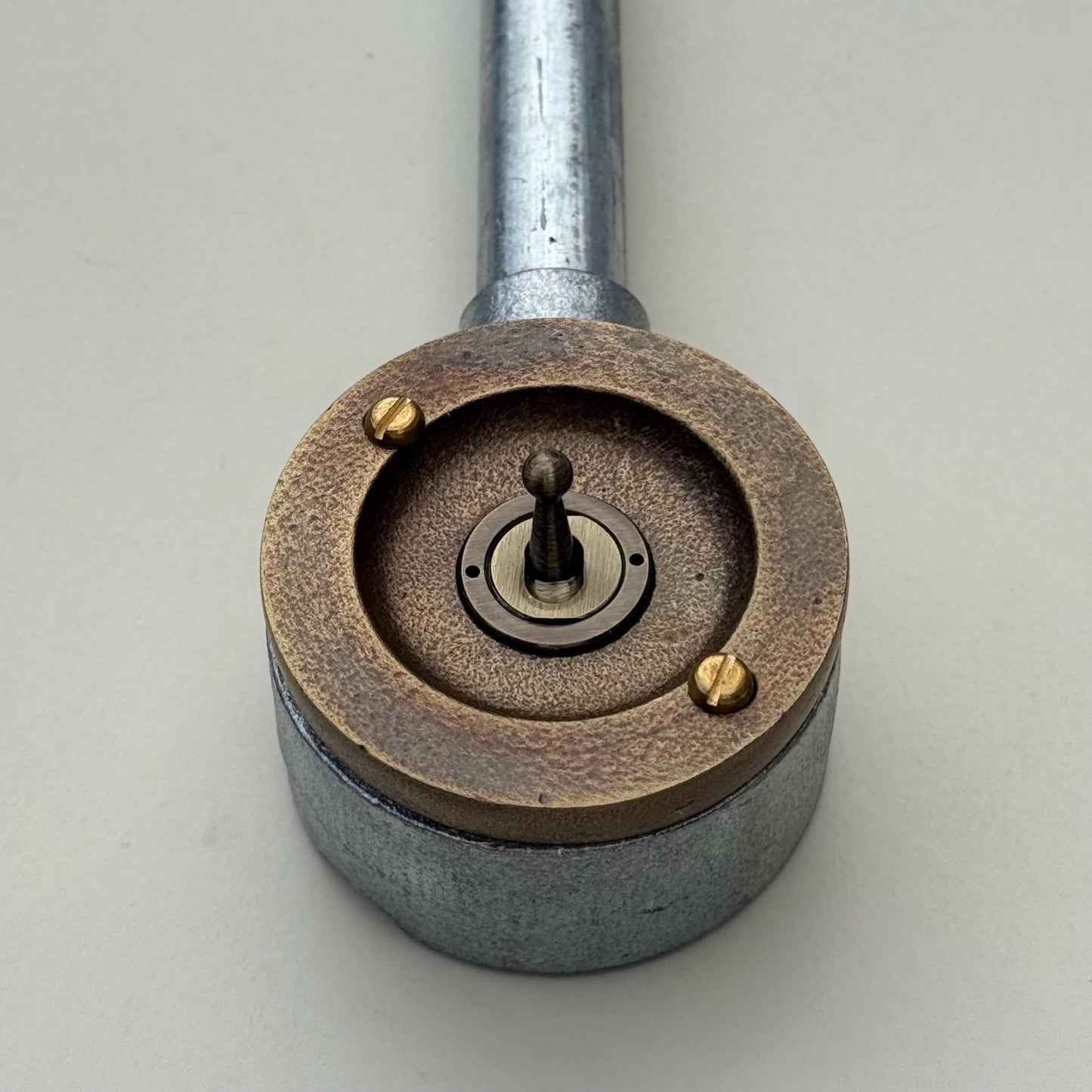 Single Gang 2 Way Antique Brass Conduit Light Toggle Switch