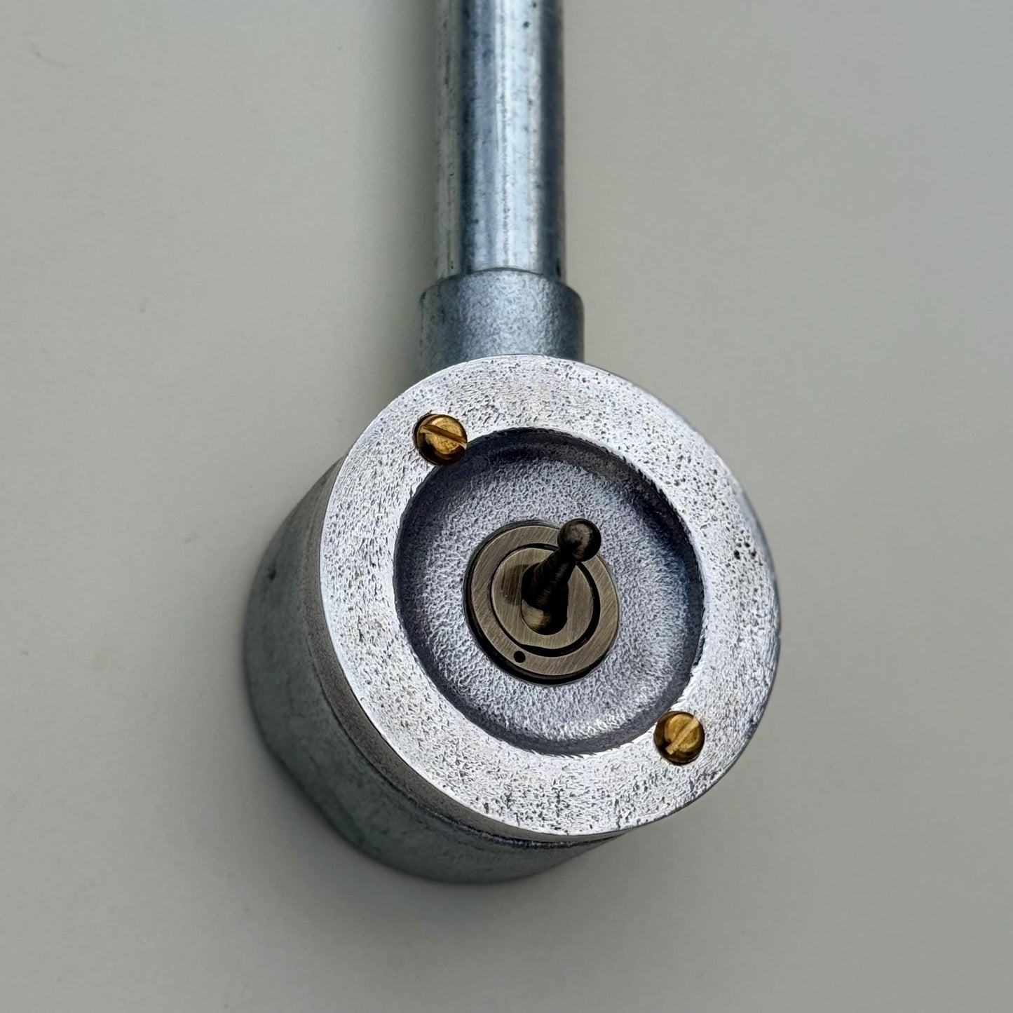 Single Gang Metal Conduit Light Switch | 2 Way Industrial Vintage Style