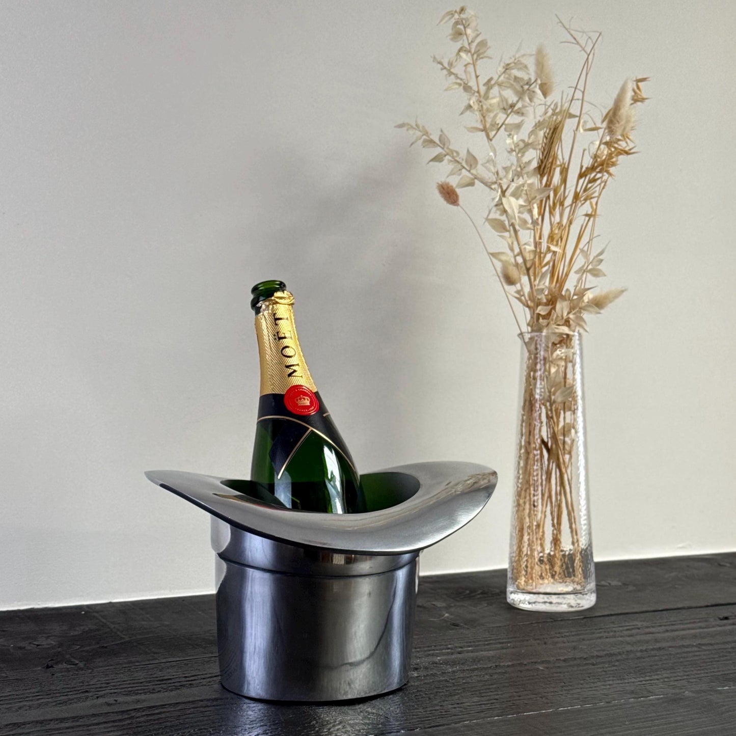 Top Hat Champagne Ice Bucket | Solid Cast Aluminium Wine & Bottle Cooler