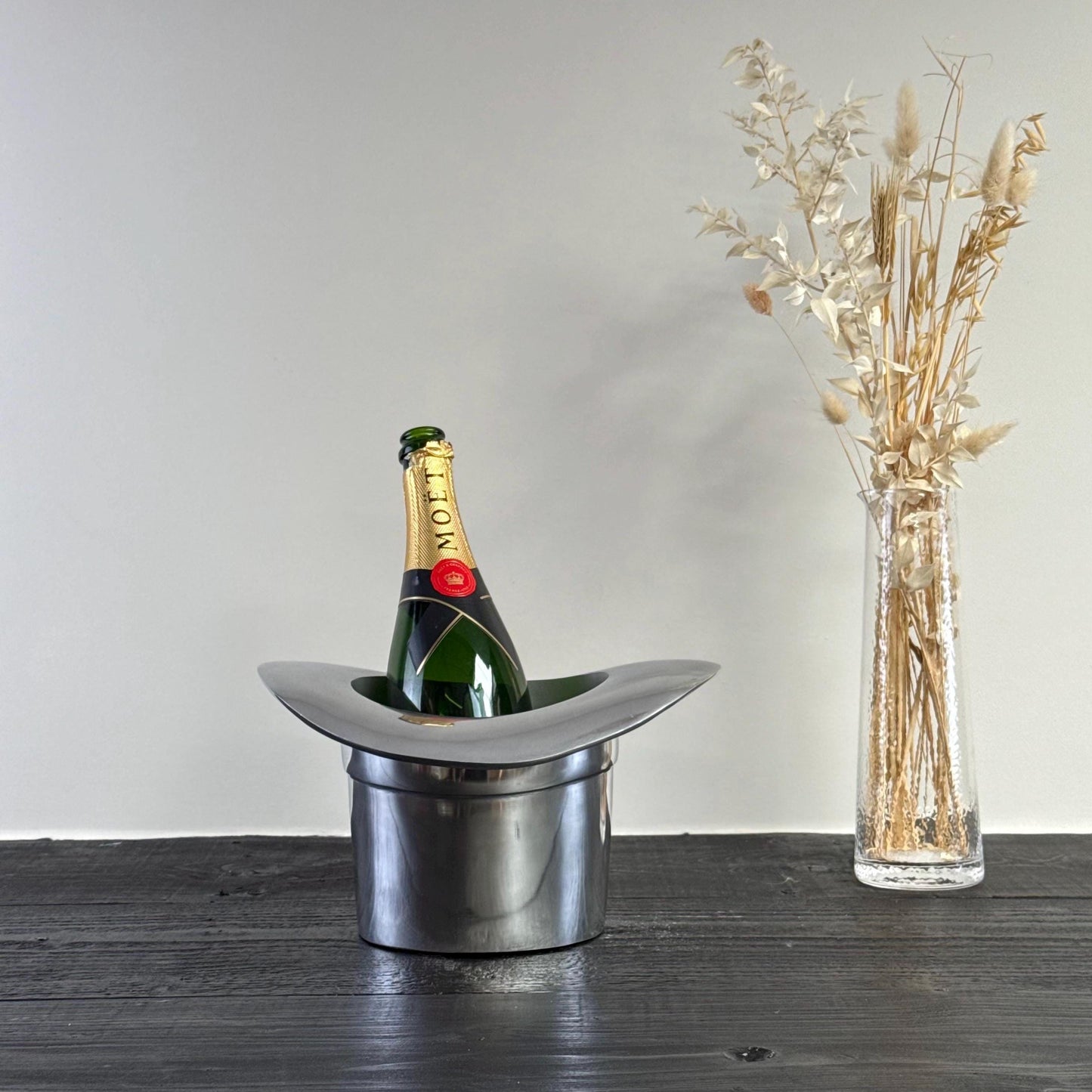 Top Hat Champagne Ice Bucket | Solid Cast Aluminium Wine & Bottle Cooler